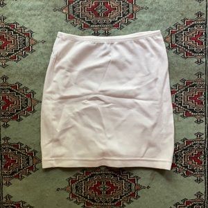 Tight White Mini Skirt